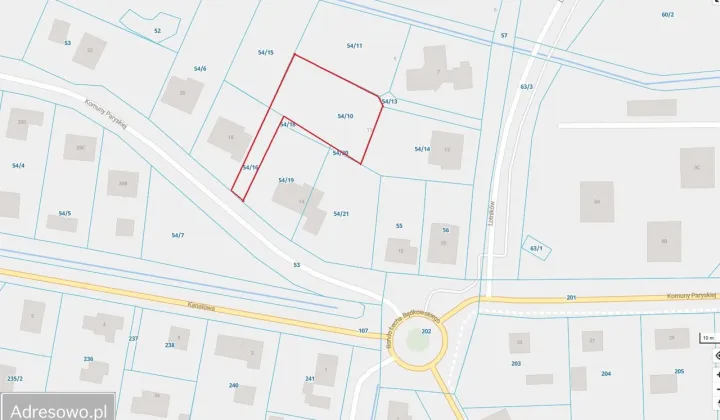 Działka budowlana Lębork, ul. Komuny Paryskiej