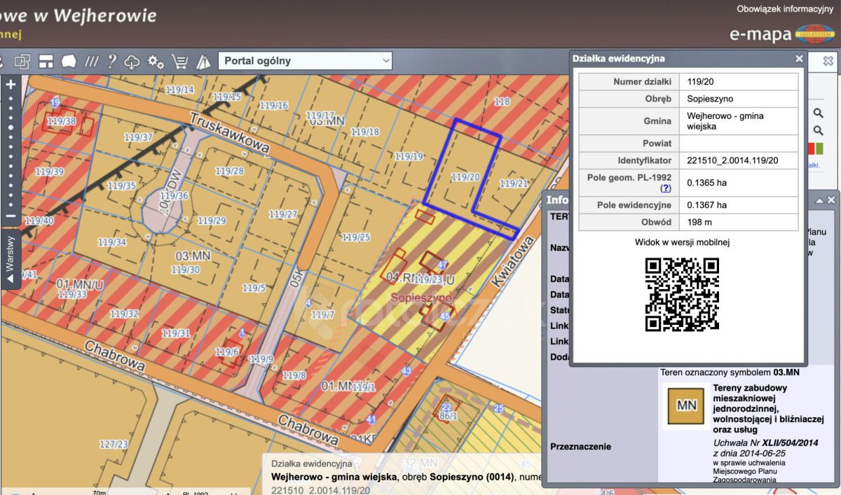 Działka inwestycyjna Sopieszyno, ul. Topolowa. Zdjęcie 3
