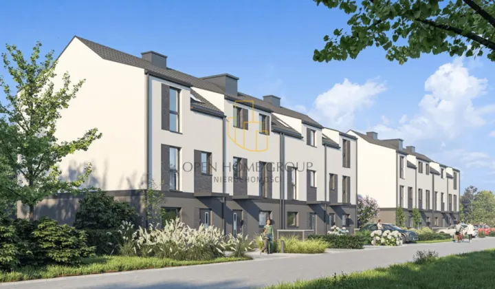 dom szeregowy, 5 pokoi Wrocław Jagodno