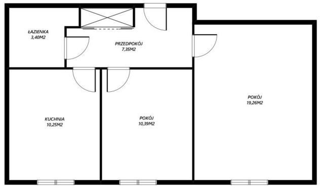 Mieszkanie 2-pokojowe Kraków Stare Miasto, ul. Jana Sobieskiego. Zdjęcie 15