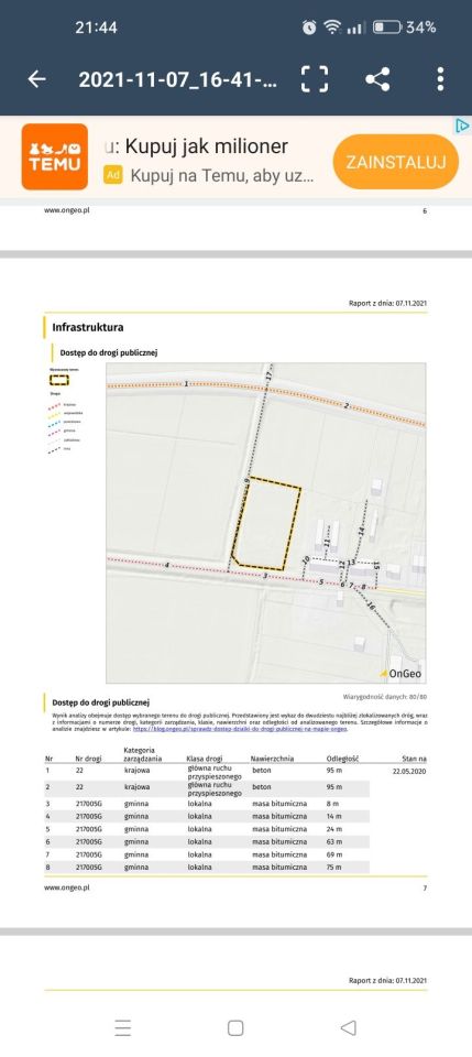 Działka budowlana Gnojewo. Zdjęcie 3