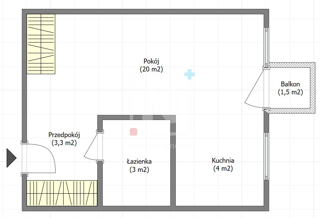 Mieszkanie 1-pokojowe Warszawa Śródmieście, ul. Okrąg. Zdjęcie 12