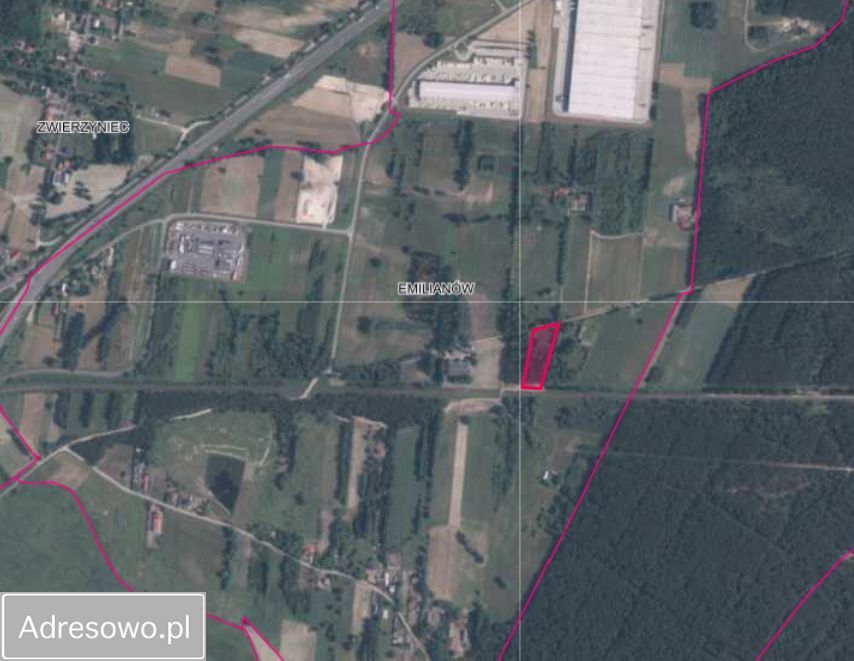 Działka Emilianów, ul. Objazdowa. Zdjęcie 3
