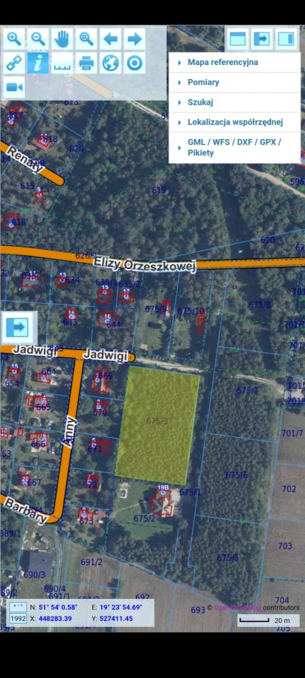 Działka budowlana Rosanów Rosanów Podleśny, ul. Elizy Orzeszkowej. Zdjęcie 3