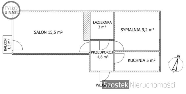 Mieszkanie 2-pokojowe Częstochowa Raków, al. Aleja Pokoju. Zdjęcie 17