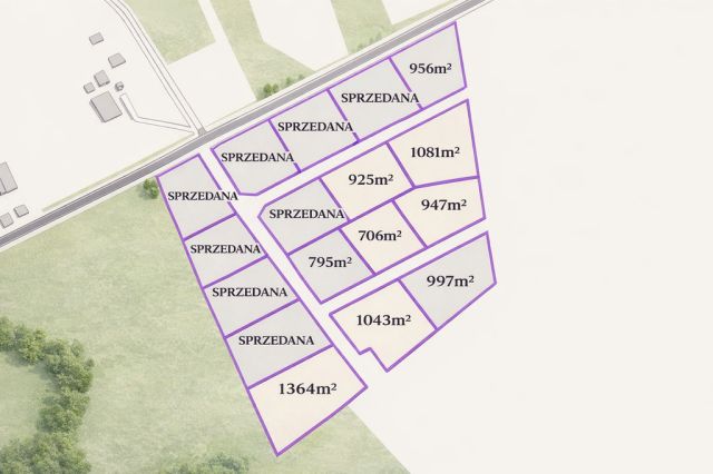 Działka budowlana Szczecin Skolwin, ul. Biwakowa. Zdjęcie 4