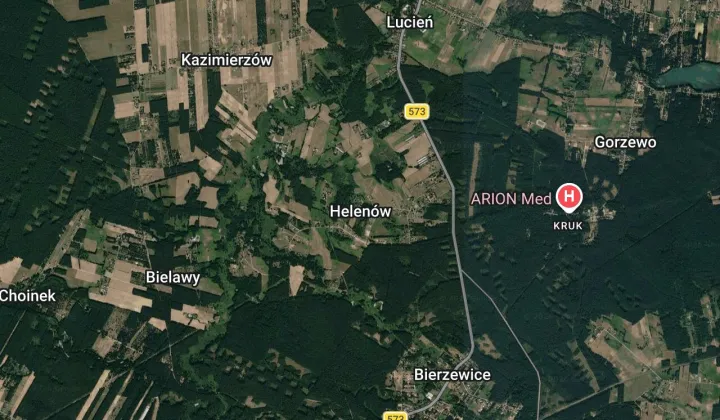 Działka inwestycyjna Helenów