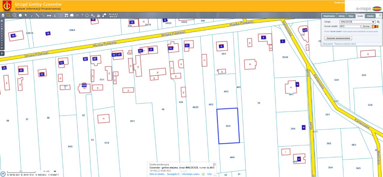 Działka budowlana Małocice, ul. Wojska Polskiego. Zdjęcie 7