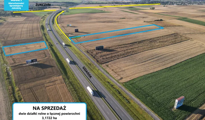 Działka rolna Żukczyn, ul. Młyńska