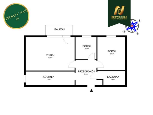 Mieszkanie 3-pokojowe Sopot Brodwino, ul. Władysława Cieszyńskiego. Zdjęcie 20