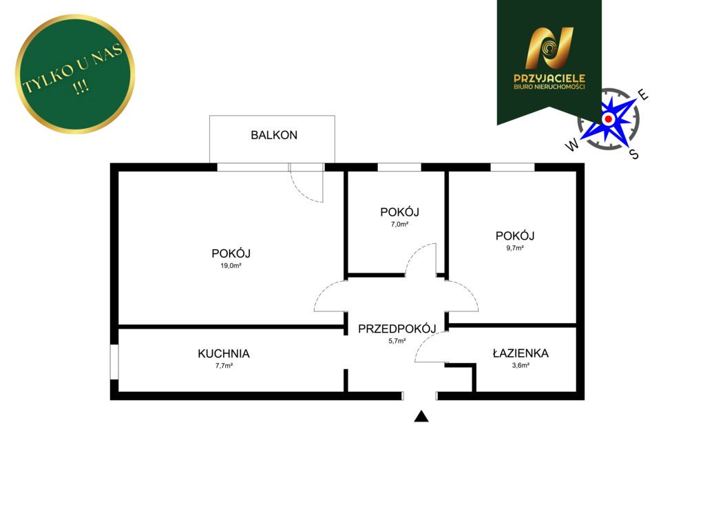 Mieszkanie 3-pokojowe Sopot Brodwino, ul. Władysława Cieszyńskiego. Zdjęcie 16