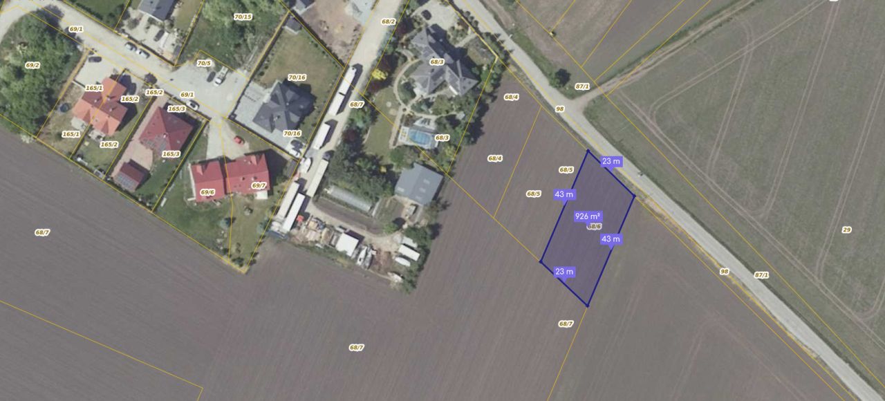 Działka budowlana Mędłów, ul. Długopolska. Zdjęcie 2