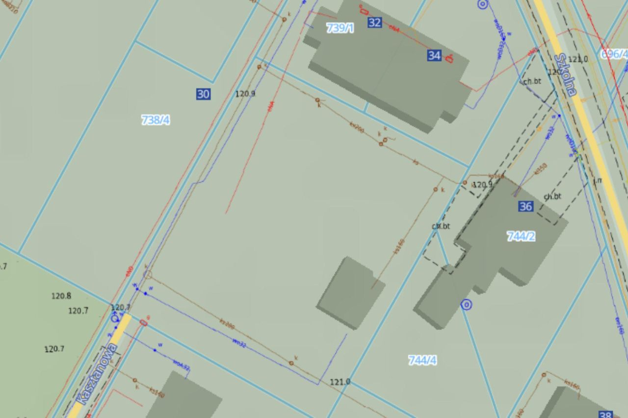 Działka budowlana Kamieniec Wrocławski, ul. Kasztanowa. Zdjęcie 5