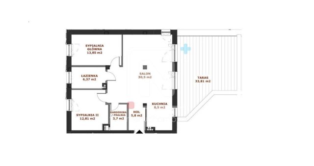 Mieszkanie 3-pokojowe Warszawa Mokotów, ul. Bokserska. Zdjęcie 11