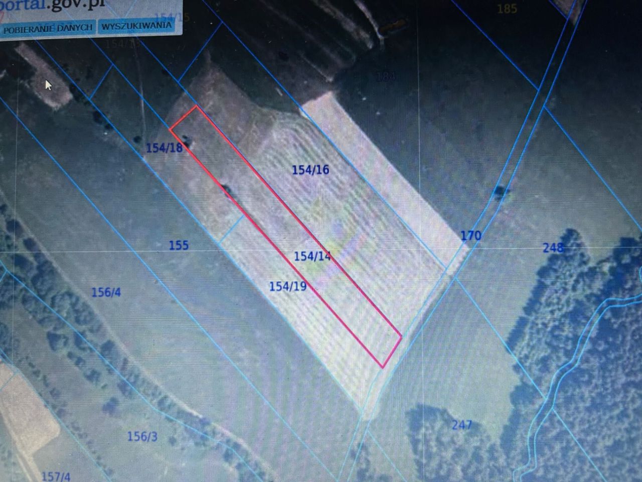 Działka rolna Piorunka