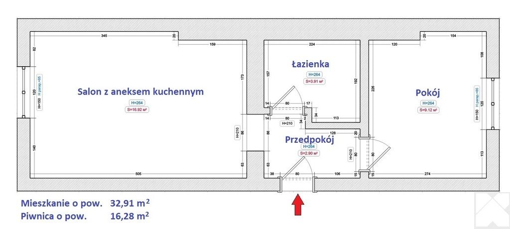 Mieszkanie 1-pokojowe Radymno, ul. Adama Mickiewicza. Zdjęcie 12