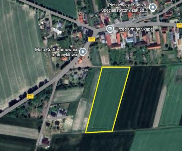 Działka budowlana Skąpe. Zdjęcie 1