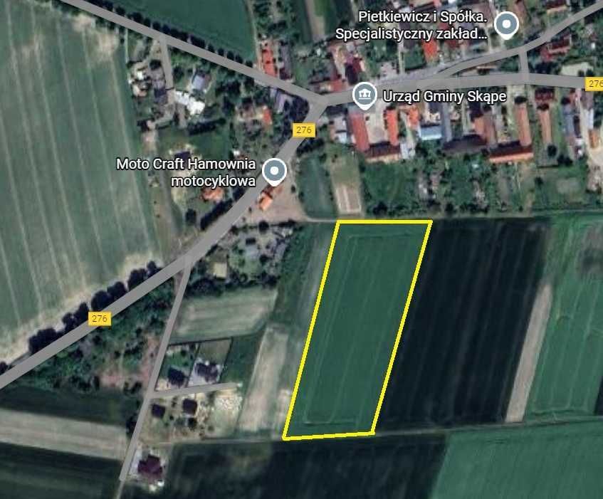 Działka budowlana Skąpe