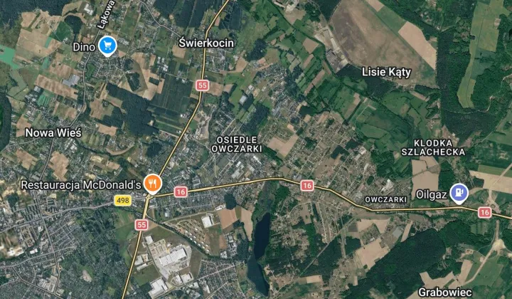 Działka budowlana Grudziądz Owczarki, ul. Brzozowa