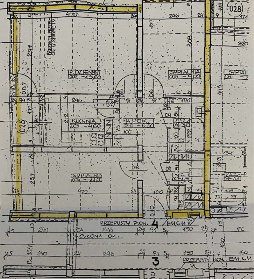 Mieszkanie 3-pokojowe Olsztyn. Zdjęcie 4