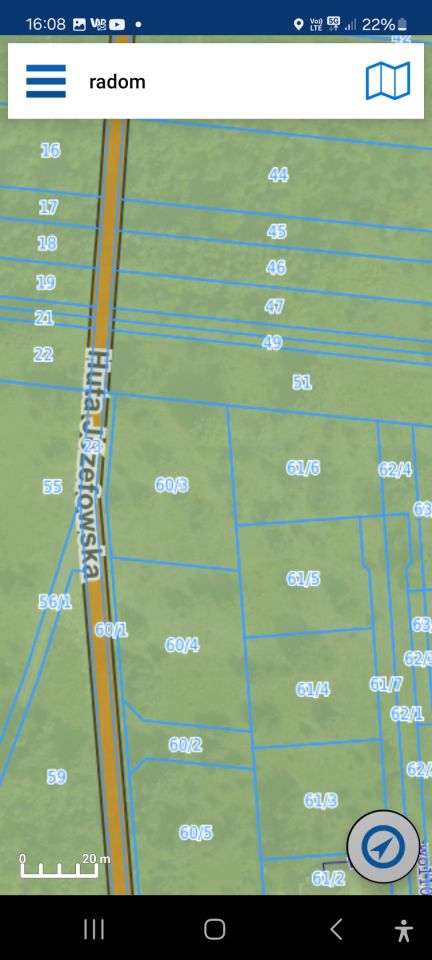 Działka budowlana Radom Mleczna, ul. Huta Józefowska. Zdjęcie 3