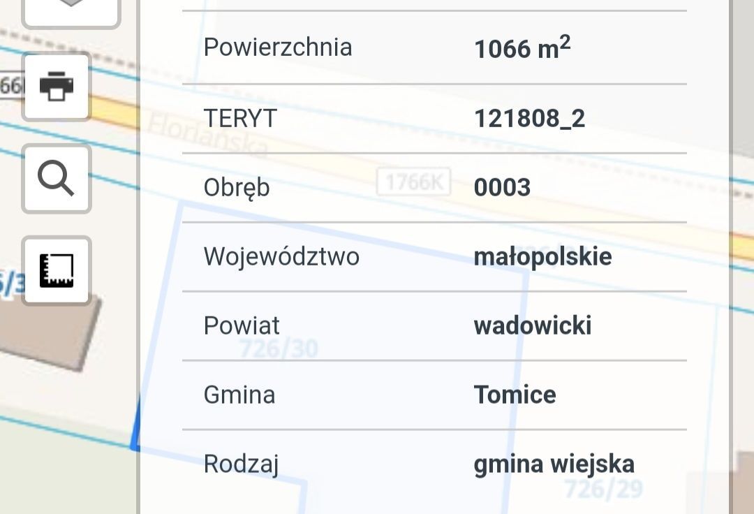 Działka budowlana Tomice, ul. Floriańska. Zdjęcie 3