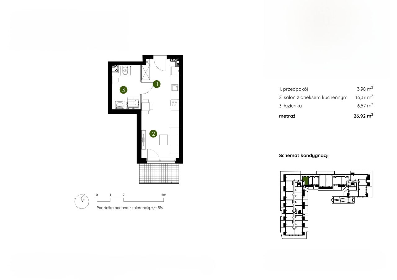 Mieszkanie 1-pokojowe Kraków Prądnik Biały, ul. Pękowicka