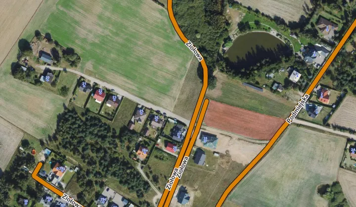 Działka budowlana Koteże, ul. Ziołowa