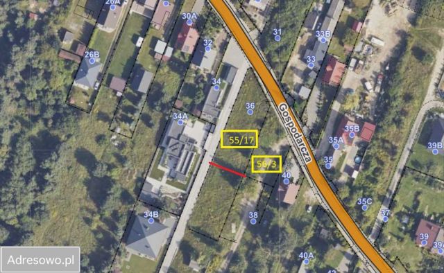 Działka budowlana Radom Jeżowa Wola, ul. Gospodarcza. Zdjęcie 1