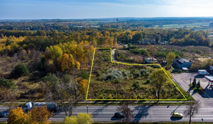 Działka inwestycyjna Stryków, ul. Warszawska