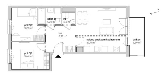 Mieszkanie 3-pokojowe Poznań Starołęka, ul. Unii Lubelskiej. Zdjęcie 7