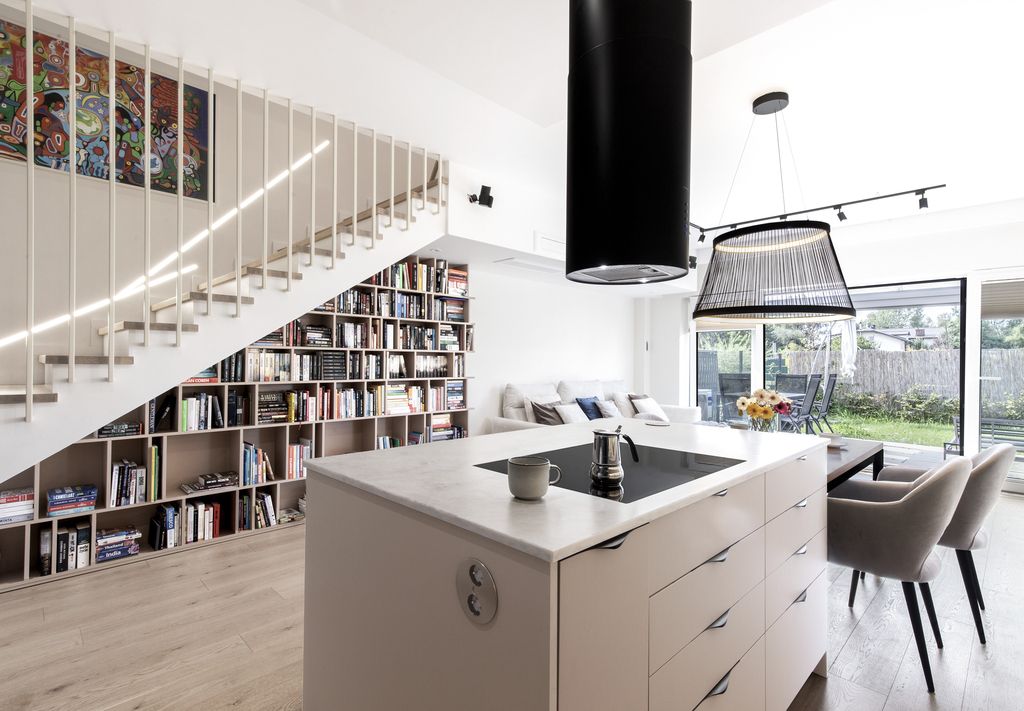 bliźniak, 4 pokoje Dawidy Bankowe, ul. Hajduczka. Zdjęcie 2