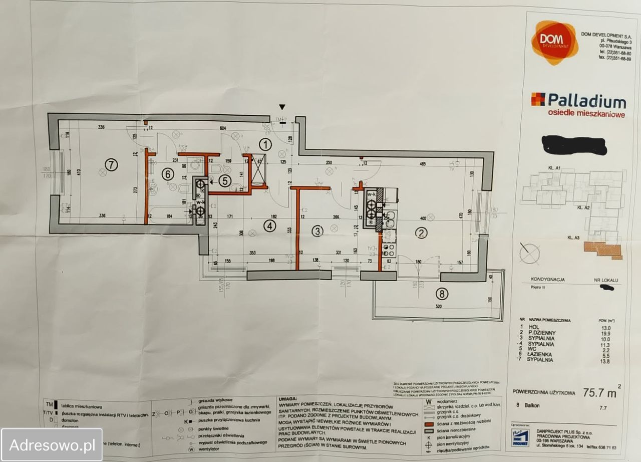 Mieszkanie 4-pokojowe Warszawa Białołęka Dworska, ul. Mariana Wyrzykowskiego. Zdjęcie 19