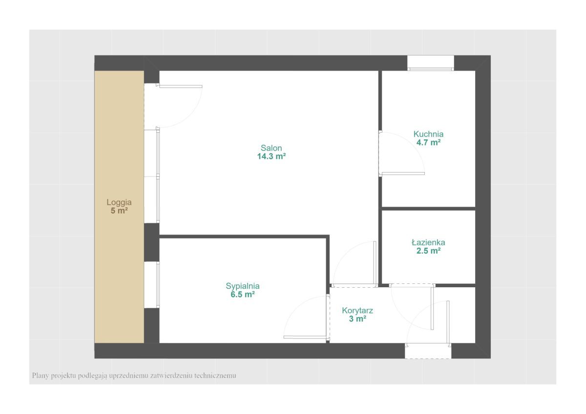 Mieszkanie 2-pokojowe Poznań Winiary, ul. Koronna. Zdjęcie 13