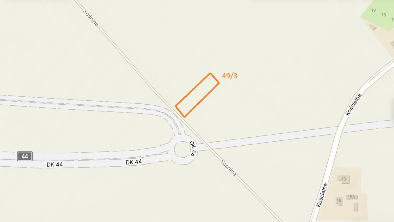 Działka rolna Bieruń Bijasowice, ul. Sośnina