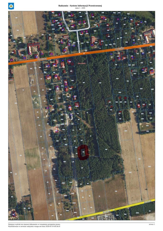 Działka budowlana Nowe Załubice, ul. Bratnia. Zdjęcie 6