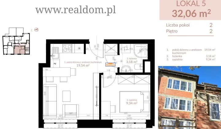 Mieszkanie 2-pokojowe Kraków Krowodrza, ul. Juliusza Lea