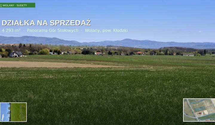 Działka budowlana Wolany