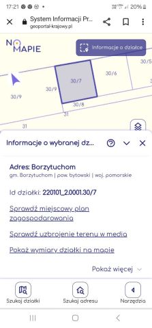 Działka budowlana Borzytuchom. Zdjęcie 1