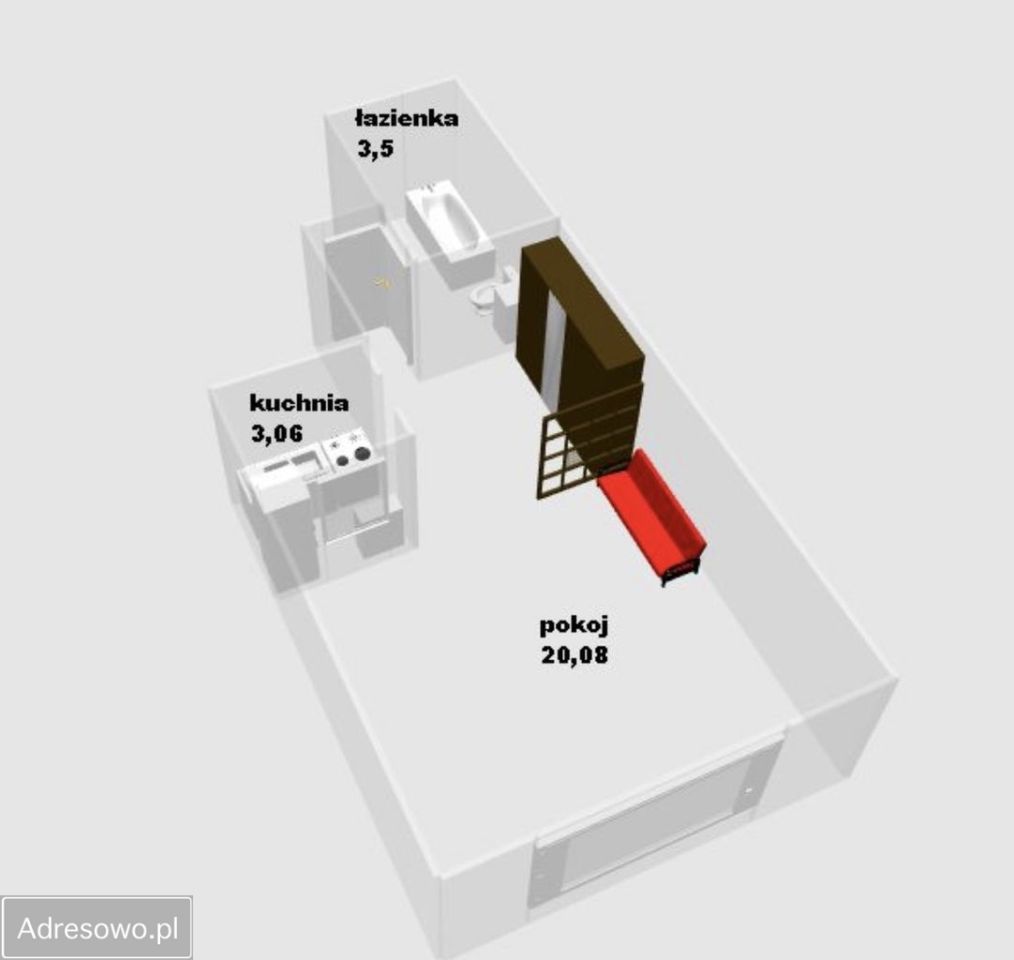 Mieszkanie 1-pokojowe Legionowo, ul. Graniczna. Zdjęcie 7