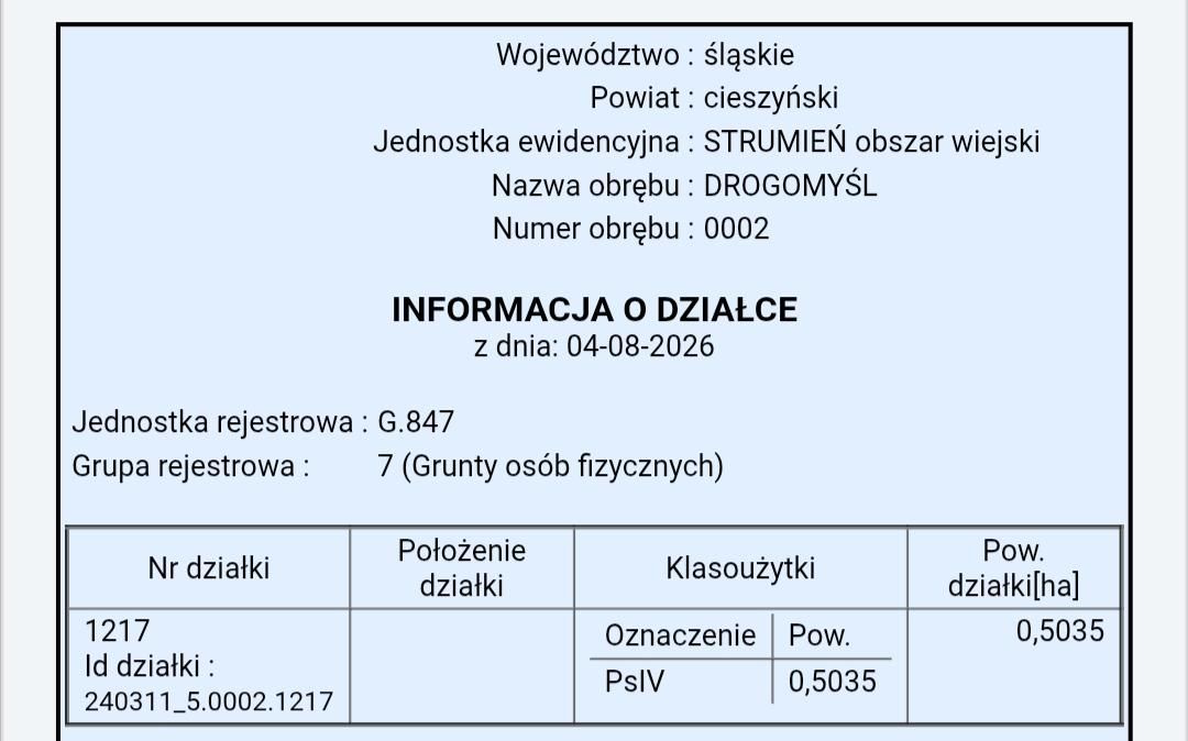 Działka rolna Drogomyśl Dębina, Dębina, Słoneczna. Zdjęcie 4