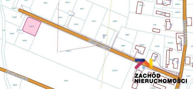 Działka budowlana Zielona Góra Zatonie, ul. Zatonie-Orchidei. Zdjęcie 3