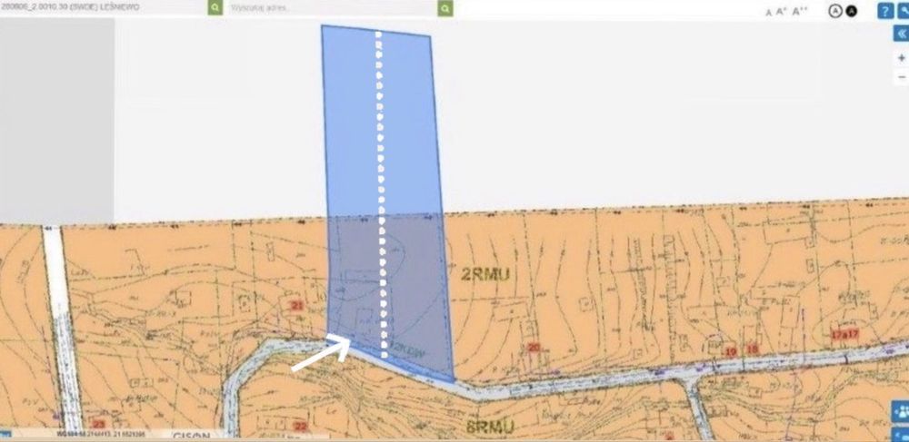 Działka rolno-budowlana Leśniewo. Zdjęcie 3