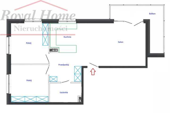 Mieszkanie 3-pokojowe Wrocław Fabryczna, ul. Suwalska. Zdjęcie 14