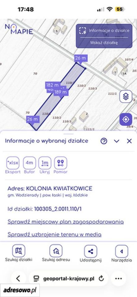 Działka rolno-budowlana Kwiatkowice-Kolonia. Zdjęcie 3