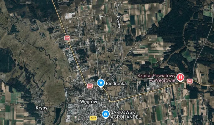 Działka budowlana Węgrów, ul. Pogodna