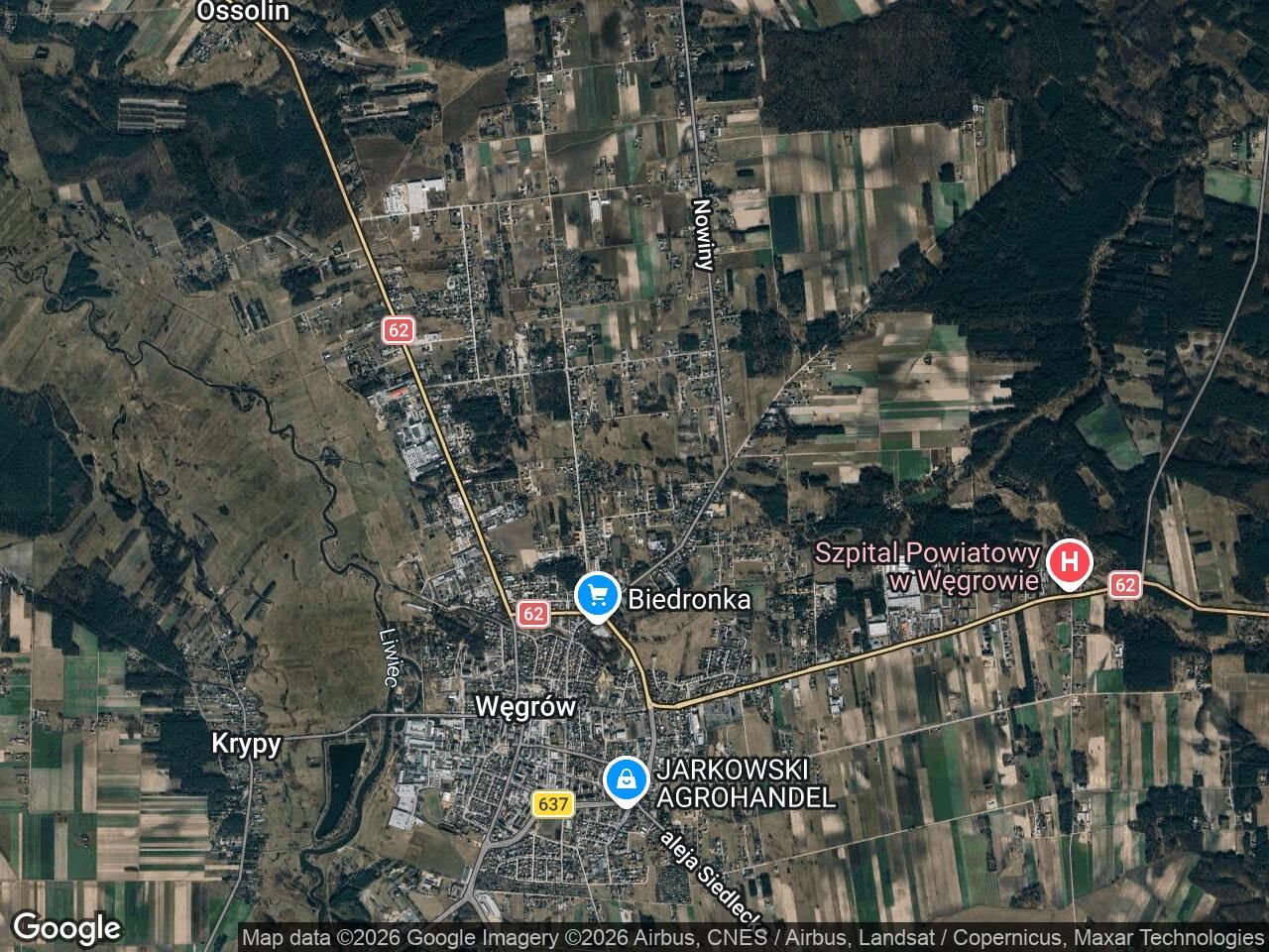 Działka budowlana Węgrów, ul. Pogodna. Zdjęcie 1