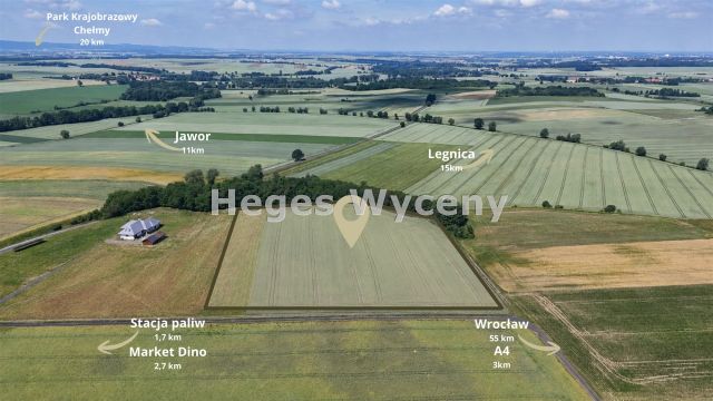 Działka budowlana Wądroże Małe. Zdjęcie 2