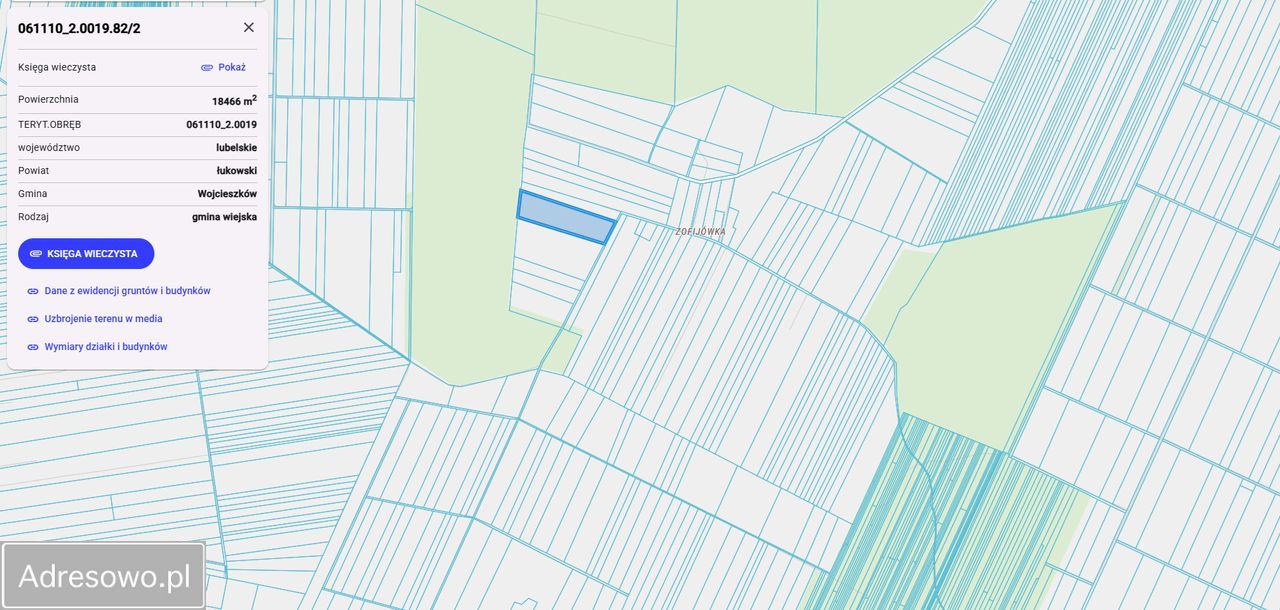 Działka Zofijówka. Zdjęcie 14