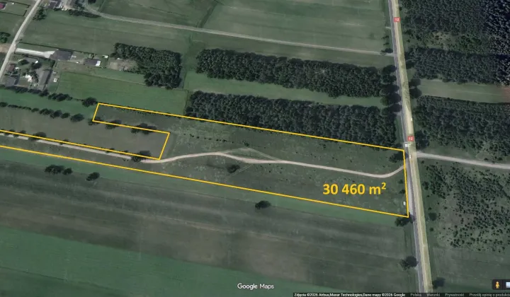 Działka inwestycyjna Kozenin